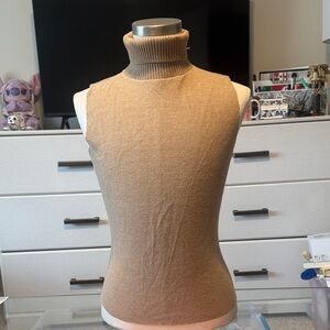 Zara Ribbed Beige Sweater
